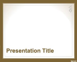 Stile formale PowerPoint Template
