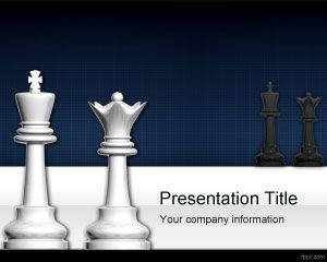國際象棋的PowerPoint模板