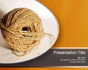Twine PowerPoint Template Thread