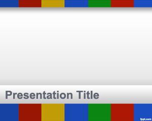 I colori di Google PowerPoint Template
