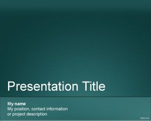 Support Template PowerPoint