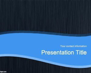 Mavi Litespeed PowerPoint Şablon