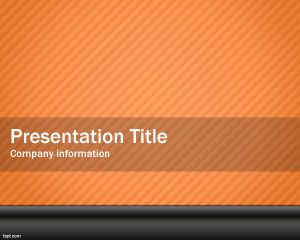 Orange Power PowerPoint Template