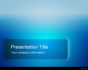 Mavi Pro PowerPoint Şablon