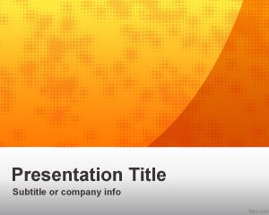 Шаблон Orange Business PowerPoint