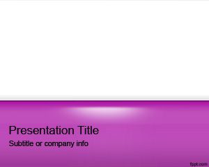 紫色光泽的PowerPoint模板