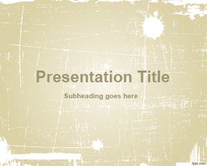 Шаблон Sepia Аннотация PowerPoint