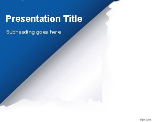Page PowerPoint Template flip