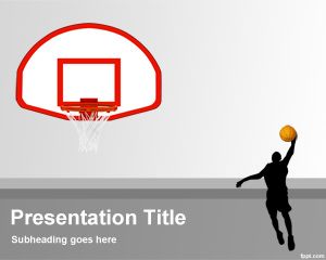 Antecedentes de baloncesto para PowerPoint