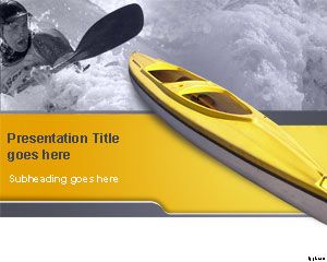 PowerPoint modelo Kayak