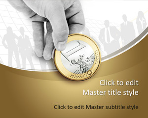 Free Template 1 Euro Coin PowerPoint