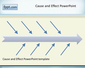 Ursache und Wirkung Powerpoint-Vorlage