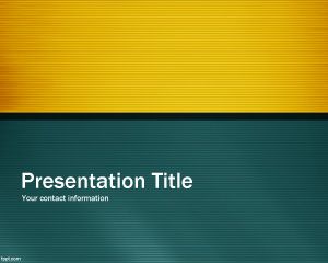 PowerPoint modelo verde Professional
