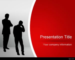 Format Red Business PowerPoint