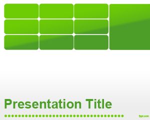 Шаблон Зеленый Бизнес PowerPoint