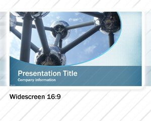 Plantilla de pantalla ancha de negocios PowerPoint