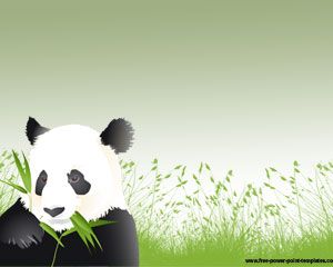 Plantilla Powerpoint Panda