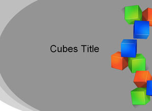 Berwarna Cubes Powerpoint