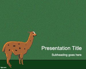 PowerPoint modelo Llama