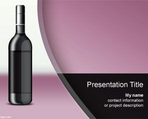 Szablon Wine Spectator PowerPoint