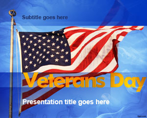 退伍军人节的PowerPoint模板