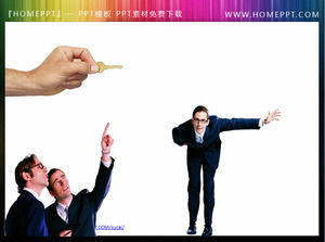 Un grup de gesturi utilizate în mod obișnuit pentru a descărca materiale PowerPoint