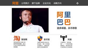 Perusahaan Alibaba memperkenalkan PPT