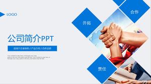 Template PPT profil perusahaan utilitas atmosfer