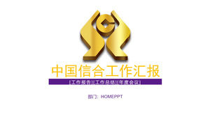 Bankrutsche Vorlage für lokale Gold ländlichen Brief Logo Hintergrund
