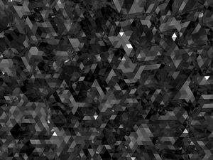 Karbon hitam poligon kristal gambar latar belakang PPT