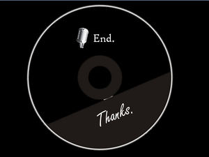 Черный CD фон слайд-шоу заканчивается фоновое изображение