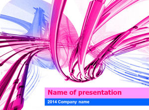 Albastru roz model stil chiorî Template-uri PowerPoint