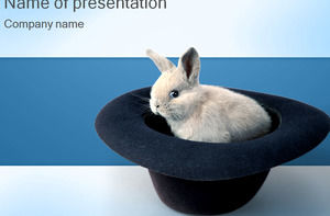 Coniglietto in cappello PowerPoint