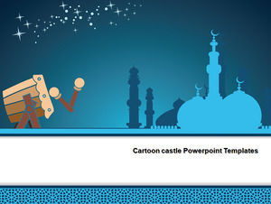 Desenhos animados do castelo modelos de Powerpoint