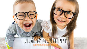 Download gratuito di PPT template per l'educazione dei bambini
