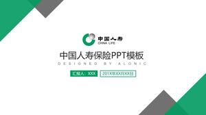 Szablon PPT China Life Insurance Company