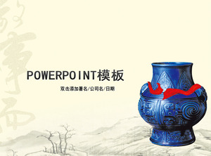 Cinese Sfondo ceramica Slideshow Template Scarica