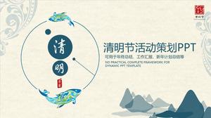 Modèle PPT de planification d'événements du Festival Ching Ming