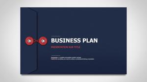Modello PPT business busta di carta creativa