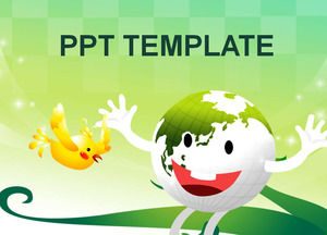 環保愛護地球PPT模板