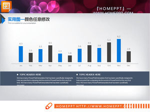 Europa e nos Estados Unidos Blue Ash achatamento gráfico perfil da empresa PPT Daquan