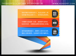 Indah merah, kuning, biru, tiga warna direktori PowerPoint materi Download