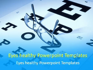 Les yeux en bonne santé Modèles Powerpoint