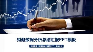 Raportul de analiză a datelor financiare contabile PPT șablon