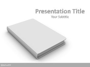 Modelo do PowerPoint - tampa 3d livre