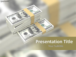 Бесплатная пачка долларов Шаблоны презентаций PowerPoint