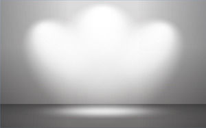 Grau Lichteffekt PPT Hintergrundbild