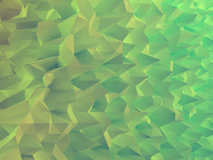 imagen de fondo de PowerPoint textura polígono 3d verde