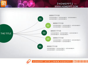 Business Report Vert Flat PowerPoint Chart