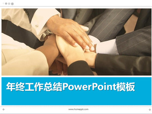 travail de fond Handshake modèle PowerPoint sommaire